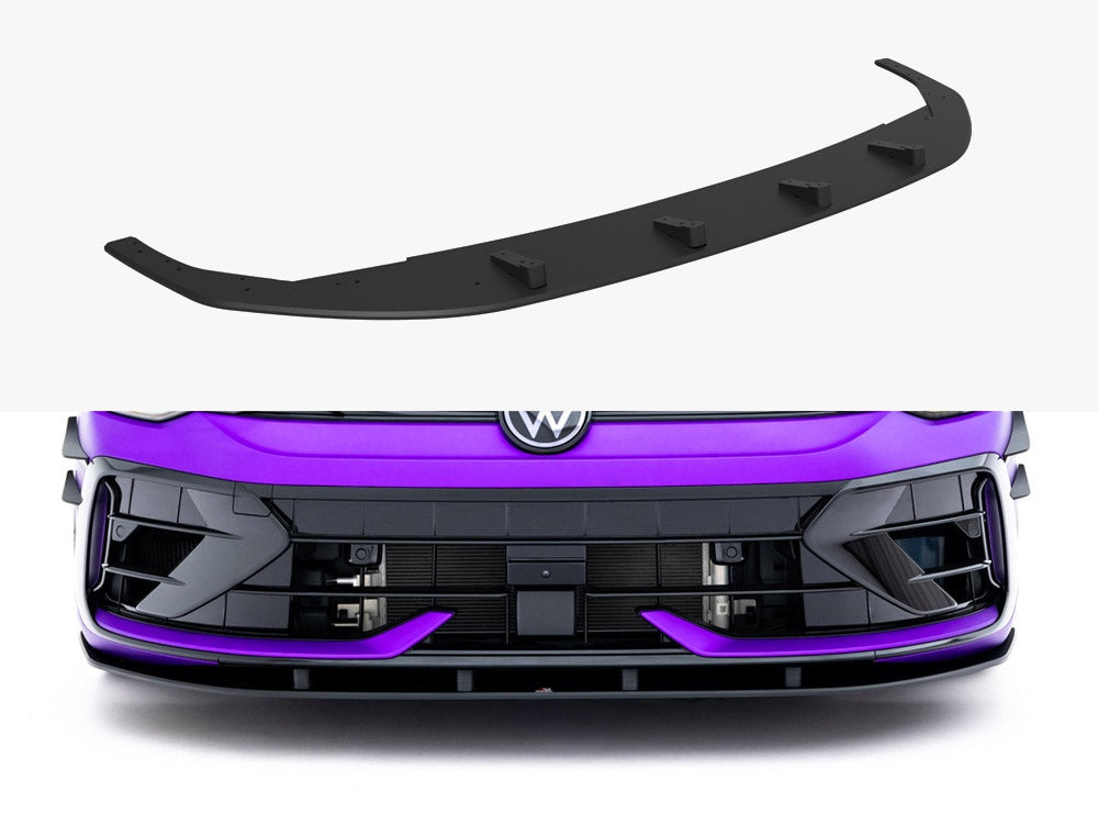 Maxton Design Street PRO Front Splitter Volkswagen Golf R Mk8 Facelift
