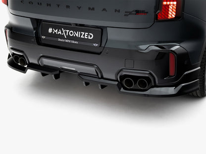 Maxton Design Rear Splitter (Vertical Bars) Mini Countryman JCW U25