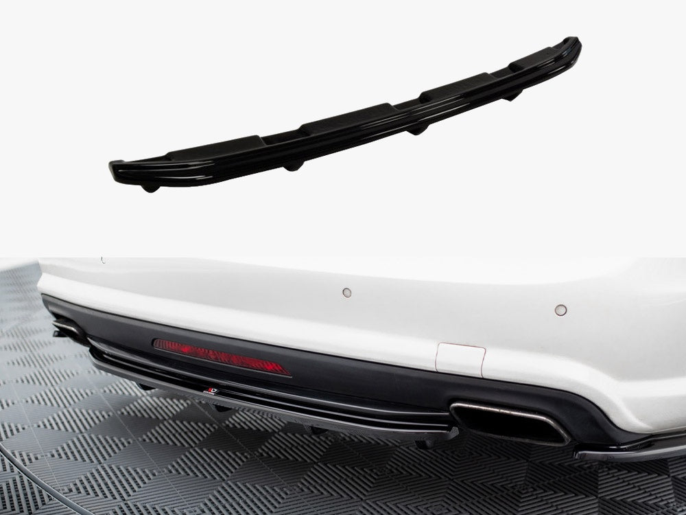 Maxton Design Rear Splitter (Vertical Bars) Mercedes-Benz CLS AMG-Line C218