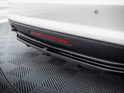 Maxton Design Rear Splitter (Vertical Bars) Mercedes-Benz CLS AMG-Line C218