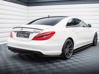 Maxton Design Rear Splitter (Vertical Bars) Mercedes-Benz CLS AMG-Line C218