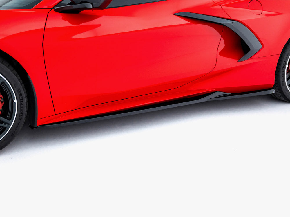 Maxton Design Side Skirts Diffusers Chevrolet Corvette C8