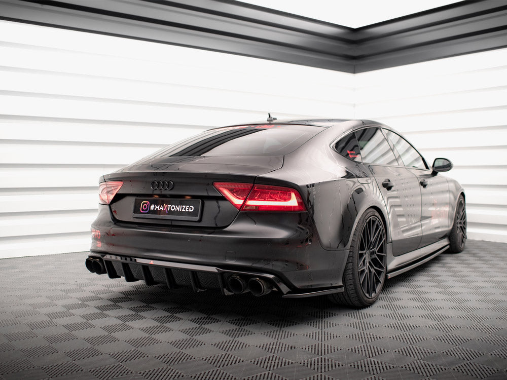 Maxton Design Rear Side Splitters Audi A7 S-Line C7