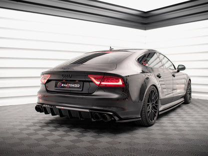 Maxton Design Rear Side Splitters Audi A7 S-Line C7