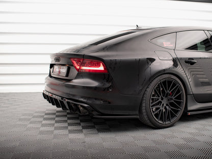 Maxton Design Rear Side Splitters Audi A7 S-Line C7