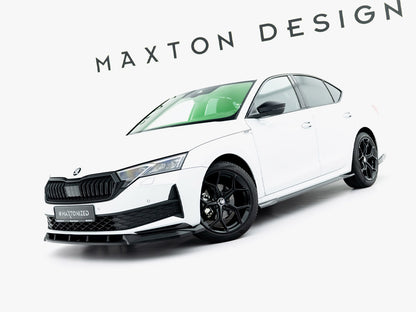 Maxton Design Side Skirts Diffusers Skoda Octavia Sportline Liftback / Estate Mk4 Facelift