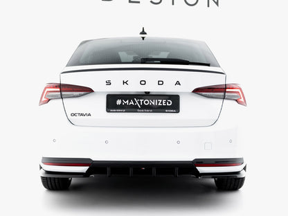 Maxton Design Rear Valance Skoda Octavia Sportline Liftback / Estate Mk4 Facelift