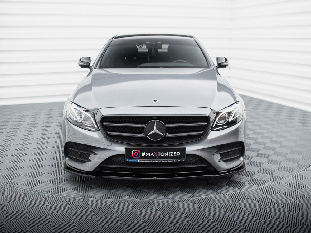 Maxton Design Front Splitter Mercedes-Benz E43 AMG / AMG-Line Sedan / Estate W213 / S213