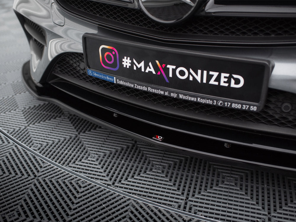 Maxton Design Front Splitter Mercedes-Benz E43 AMG / AMG-Line Sedan / Estate W213 / S213