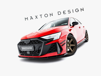 Maxton Design Front Flaps Audi RS3 Sedan 8Y Facelift