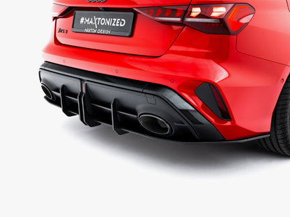 Maxton Design Street PRO Rear Diffuser Audi RS3 Sedan 8Y Facelift