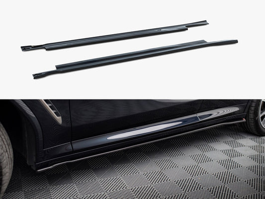 Maxton Design Side Skirts Diffusers V.1 BMW X4 M-Pack G02