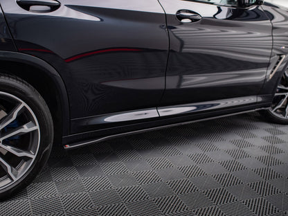 Maxton Design Side Skirts Diffusers V.1 BMW X4 M-Pack G02