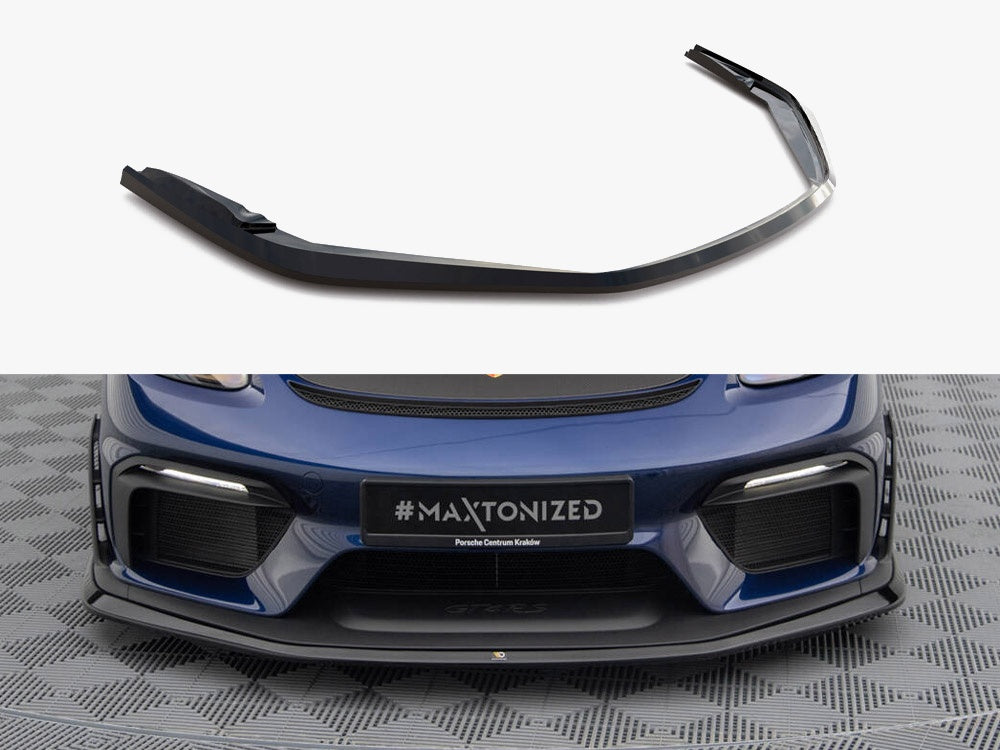 Maxton Design Front Splitter Porsche 718 Cayman GT4 RS 982c