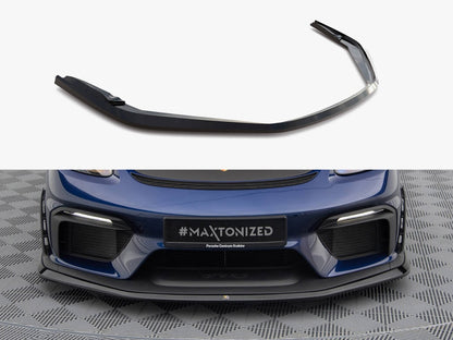 Maxton Design Front Splitter Porsche 718 Cayman GT4 RS 982c