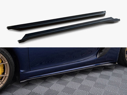 Maxton Design Side Skirts Diffusers Porsche 718 Cayman GT4 RS 982c