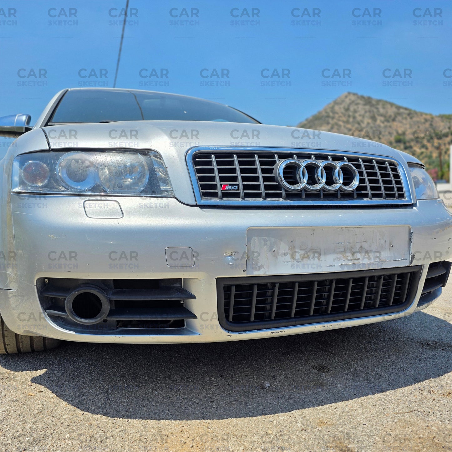 Audi S4 B6 Center Lower Grille * 8E0 807 647 E 5PV *