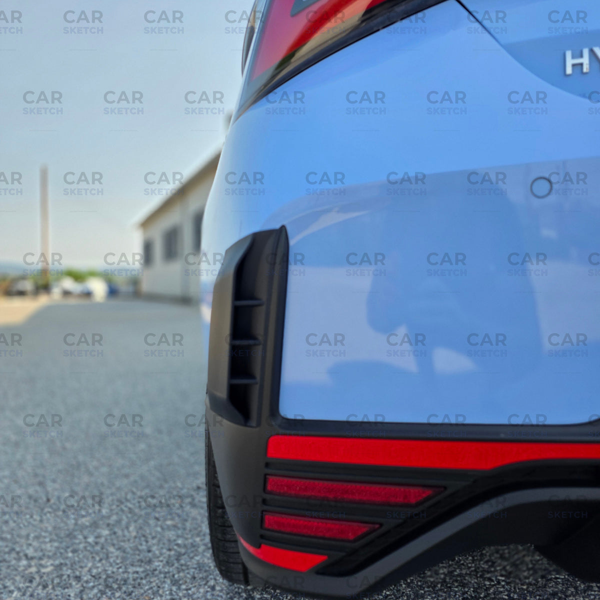 Hyundai i20 N / i20 N Line Rear Bumper Aero Fins