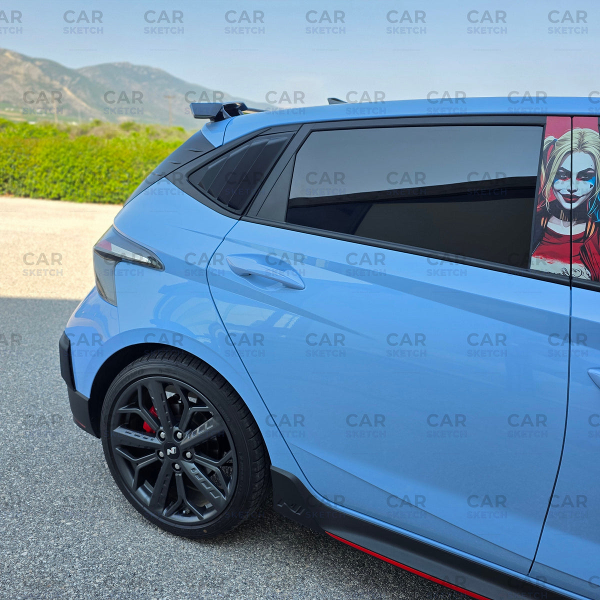 Hyundai i20 / i20 N / i20 N Line Rear Window Louvers