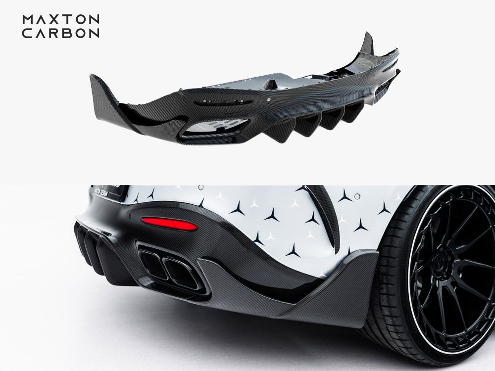 Maxton Design Prepreg Carbon Fiber Rear Diffuser Mercedes-AMG GT 63 / 55 / 63 S E Performance C192