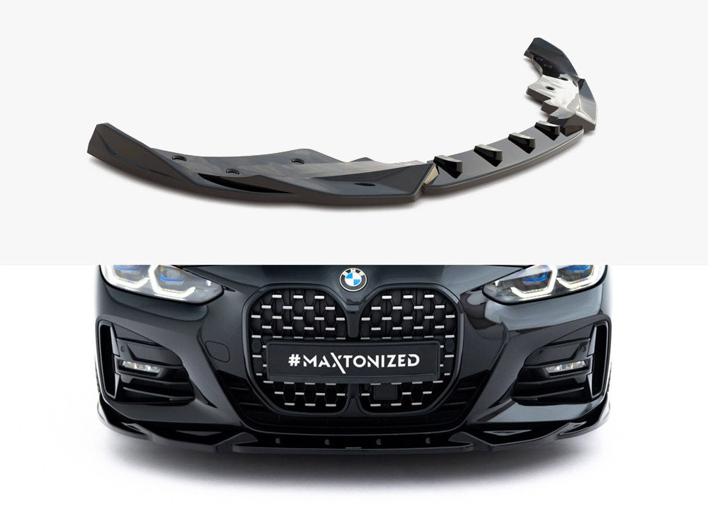 Maxton Design Front Splitter V.2 BMW 4 M-Pack / M440i G22 / G23 / G22 Facelift / G23 Facelift