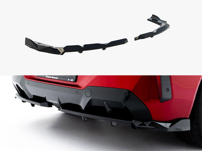 Maxton Design Rear Splitter (Vertical Bars) BMW X3 M-Pack G45