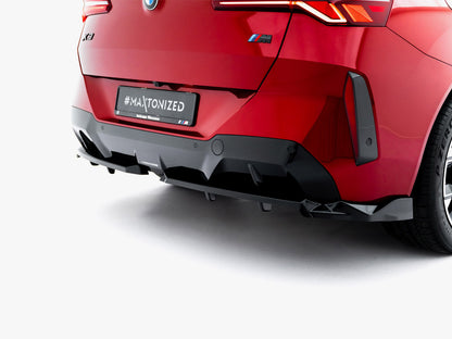 Maxton Design Rear Splitter (Vertical Bars) BMW X3 M-Pack G45
