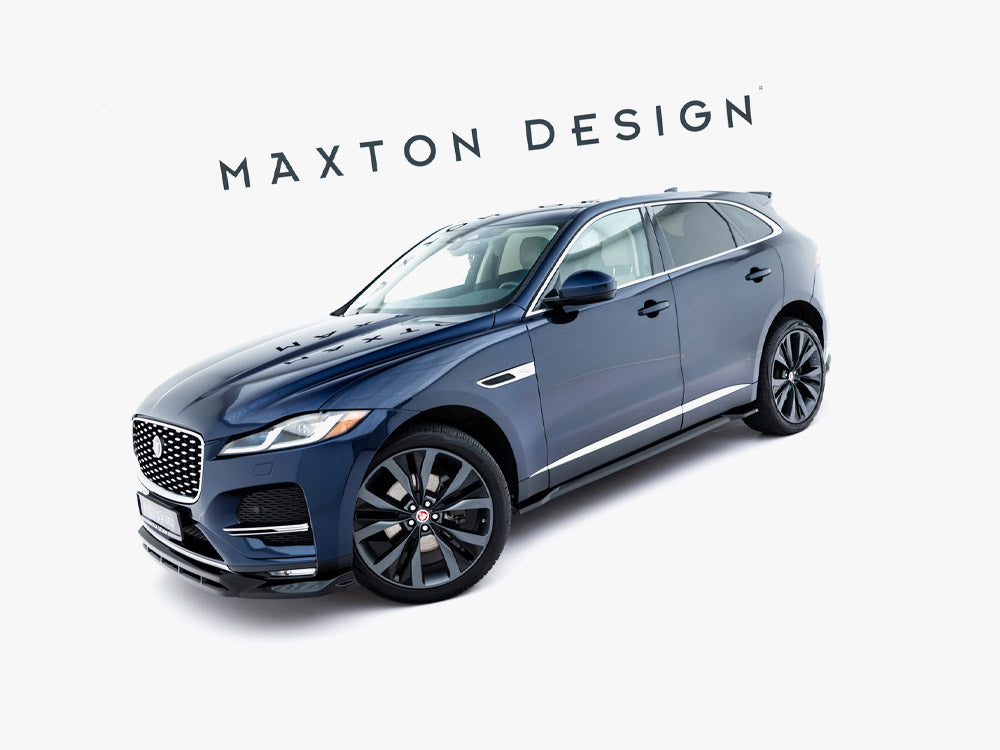 Maxton Design Side Skirts Diffusers Jaguar F-Pace R-Sport Mk1 Facelift