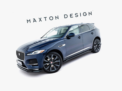 Maxton Design Side Skirts Diffusers Jaguar F-Pace R-Sport Mk1 Facelift