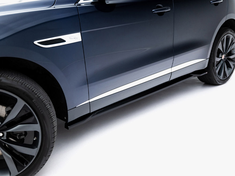 Maxton Design Side Skirts Diffusers Jaguar F-Pace R-Sport Mk1 Facelift