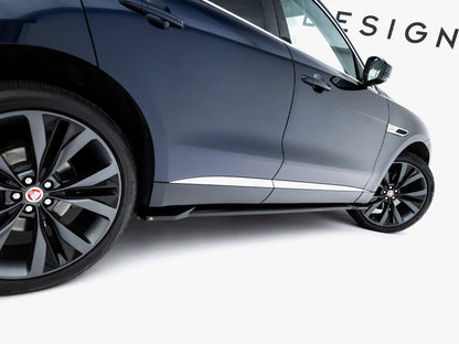Maxton Design Side Skirts Diffusers Jaguar F-Pace R-Sport Mk1 Facelift