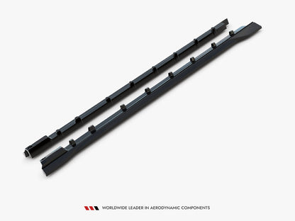 Maxton Design Side Skirts Diffusers Jaguar F-Pace R-Sport Mk1 Facelift