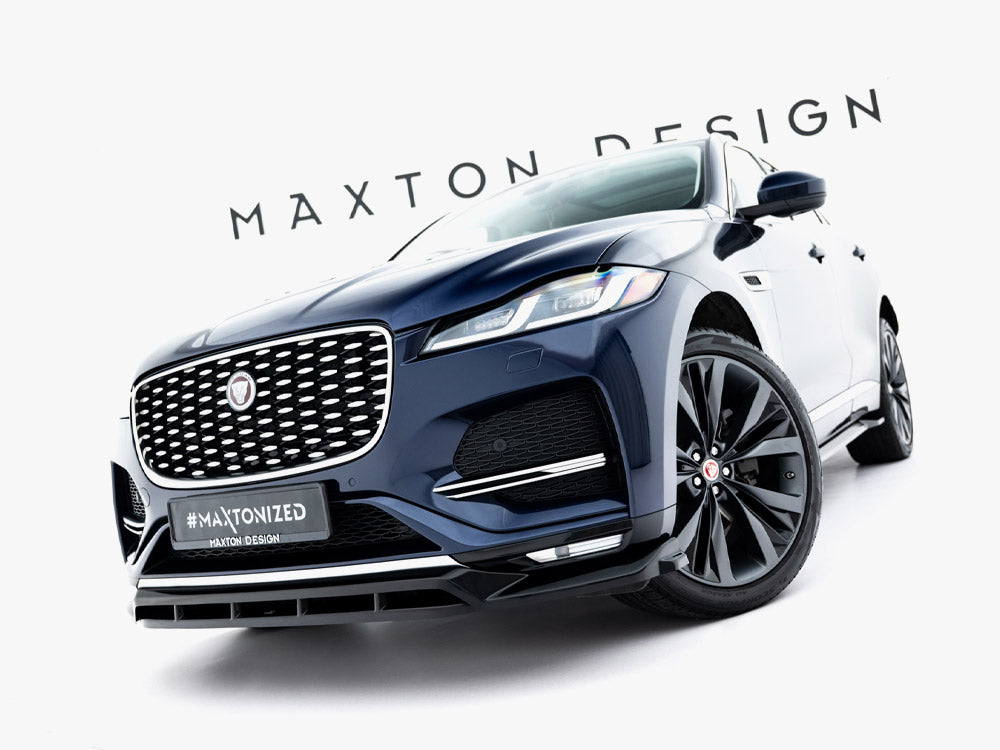 Maxton Design Front Splitter Jaguar F-Pace R-Sport Mk1 Facelift