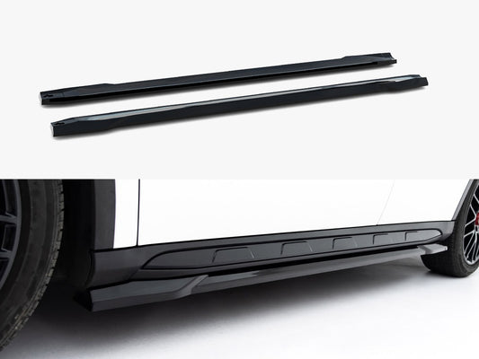 Maxton Design Side Skirts Diffusers Mercedes-Benz GLA 45 AMG X156 Facelift