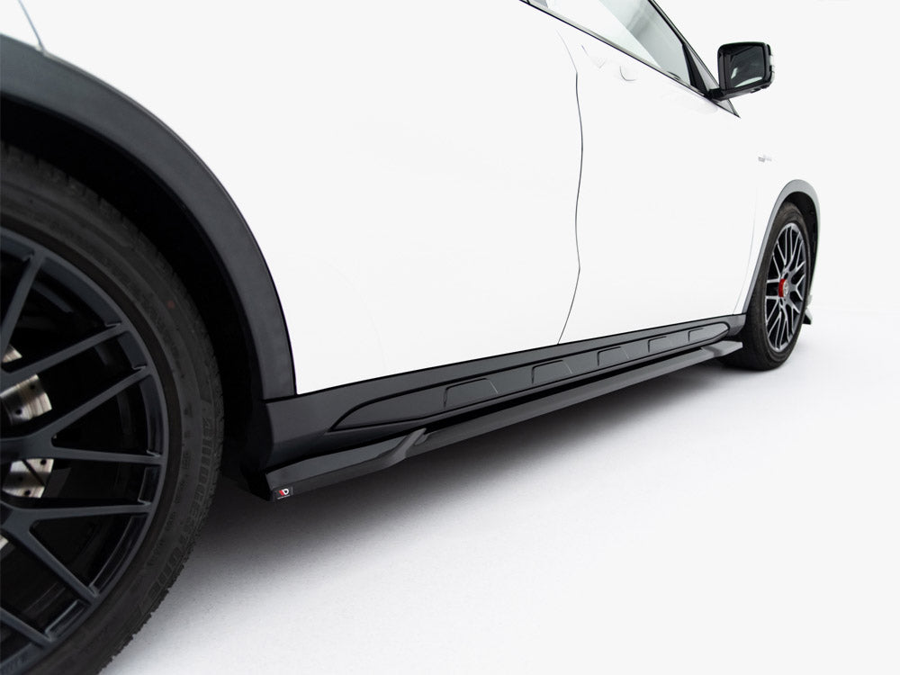 Maxton Design Side Skirts Diffusers Mercedes-Benz GLA 45 AMG X156 Facelift