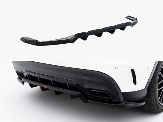 Maxton Design Rear Splitter (Vertical Bars) Mercedes-Benz GLA 45 AMG X156 Facelift