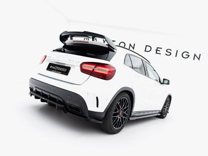 Maxton Design Rear Splitter (Vertical Bars) Mercedes-Benz GLA 45 AMG X156 Facelift