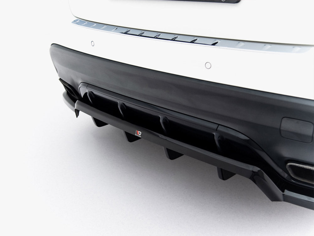 Maxton Design Rear Splitter (Vertical Bars) Mercedes-Benz GLA 45 AMG X156 Facelift