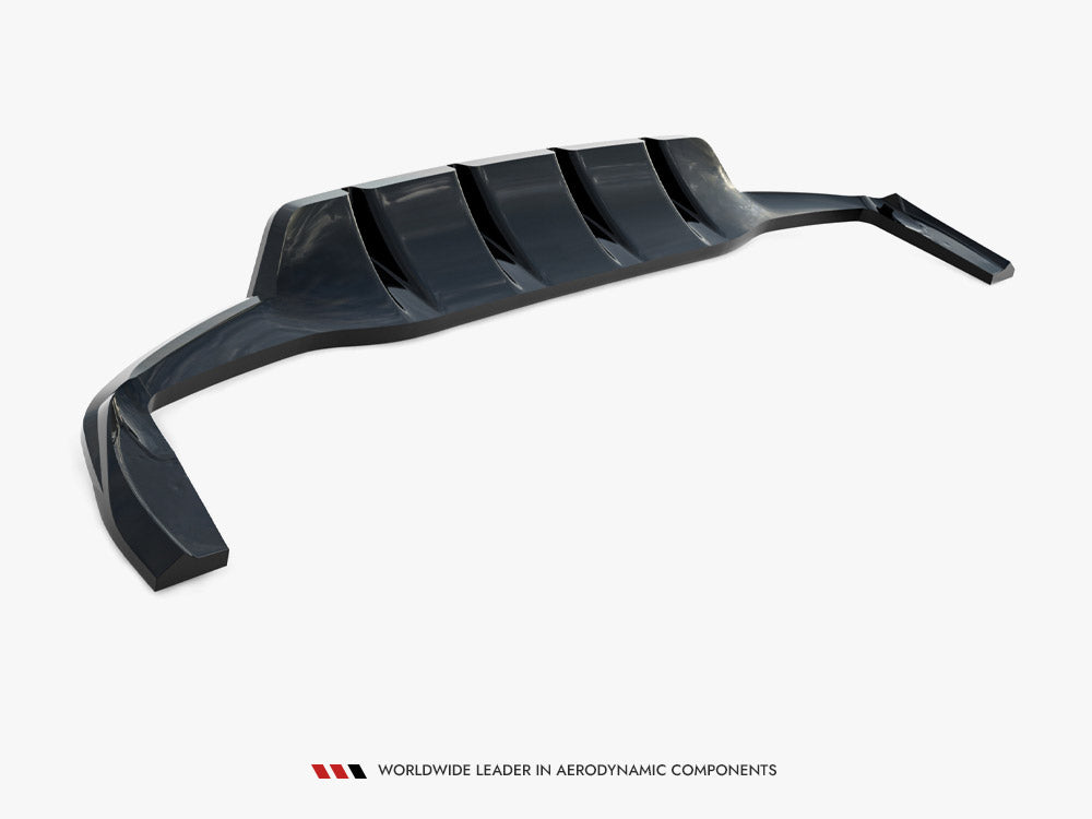 Maxton Design Rear Splitter (Vertical Bars) Mercedes-Benz GLA 45 AMG X156 Facelift
