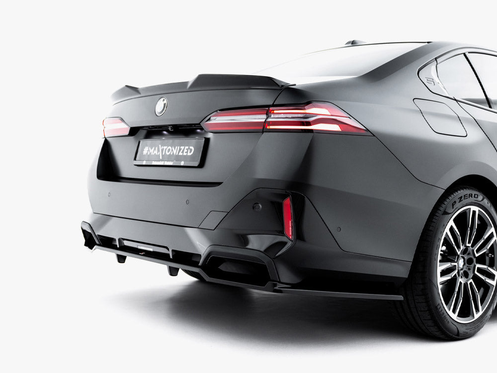 Maxton Design Rear Splitter (with Vertical Bars) V.2 BMW 5 / i5 M-Pack Sedan / Touring G60 / G61