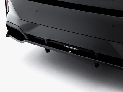 Maxton Design Rear Splitter (with Vertical Bars) V.2 BMW 5 / i5 M-Pack Sedan / Touring G60 / G61