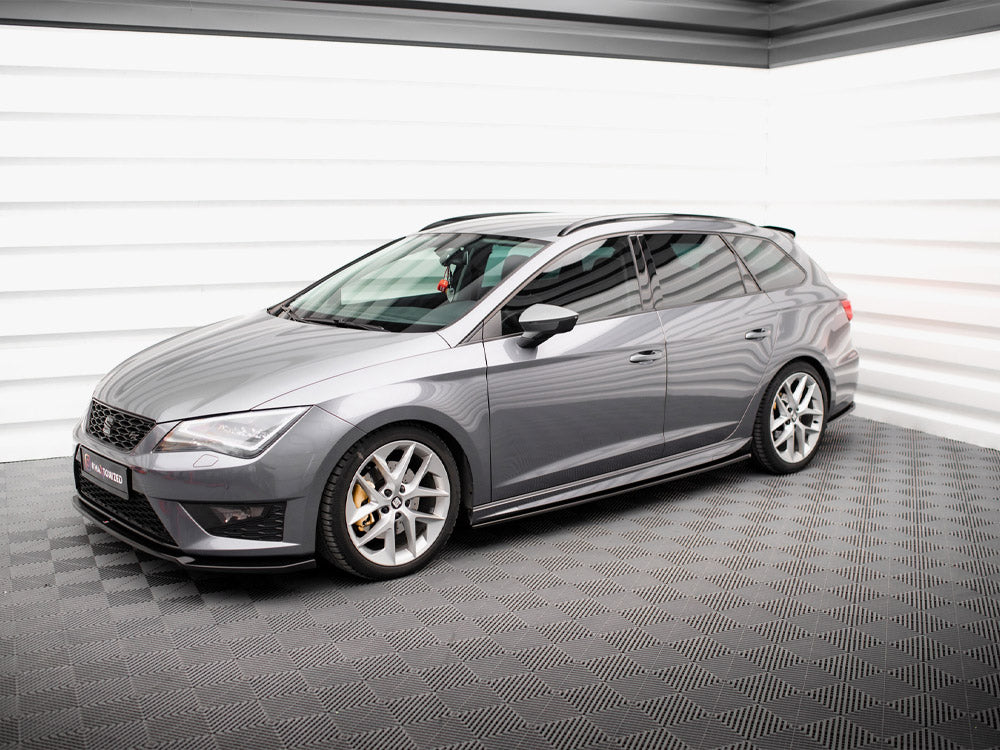 Maxton Design Side Skirts Diffusers V.5 Seat Leon Cupra / FR / Standard Mk3 / Mk3 Facelift