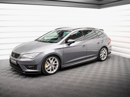 Maxton Design Side Skirts Diffusers V.5 Seat Leon Cupra / FR / Standard Mk3 / Mk3 Facelift