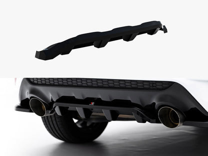 Maxton Design Rear Splitter (Vertical Bars) Ford Kuga ST-Line Mk2 Facelift
