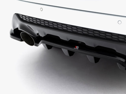 Maxton Design Rear Splitter (Vertical Bars) Ford Kuga ST-Line Mk2 Facelift