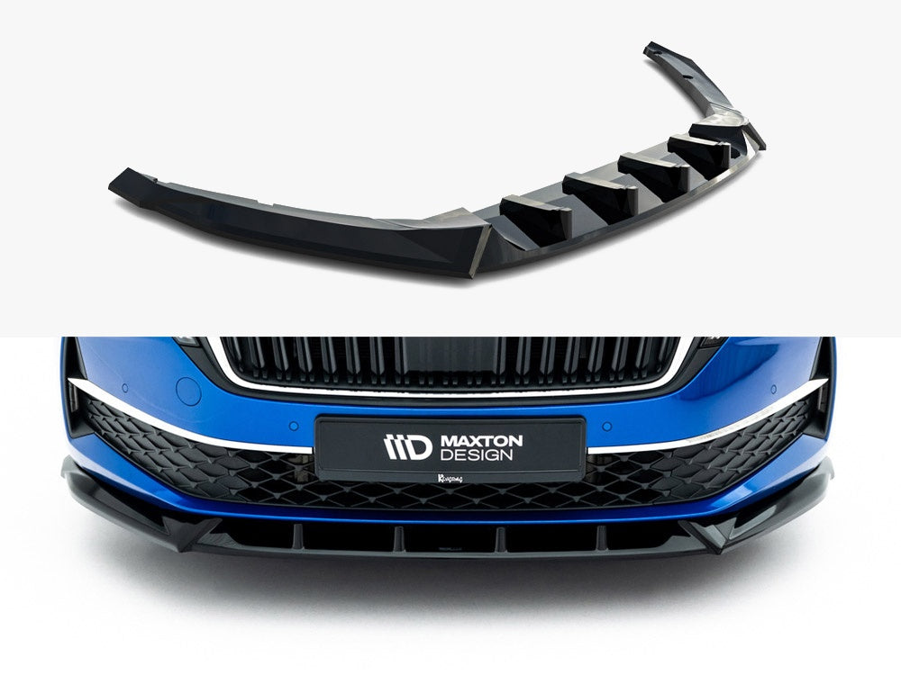Maxton Design Front Splitter Skoda Octavia Liftback / Estate Mk4 Facelift