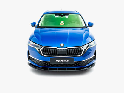 Maxton Design Front Splitter Skoda Octavia Liftback / Estate Mk4 Facelift