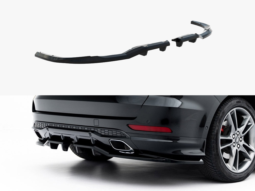 Maxton Design Rear Splitter (Vertical Bars) Ford S-Max ST-Line Mk2 Facelift