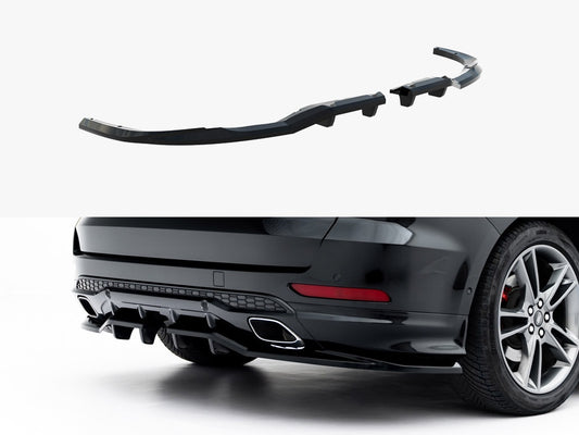 Maxton Design Rear Splitter (Vertical Bars) Ford S-Max ST-Line Mk2 Facelift