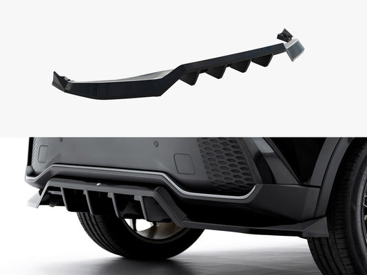 Maxton Design Rear Splitter (Vertical Bars) Toyota C-HR Mk2